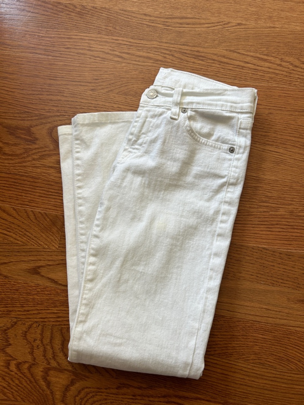 7 for all mankind size 24 white jeans